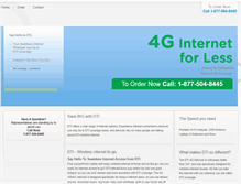 Tablet Screenshot of dtiwireless.com